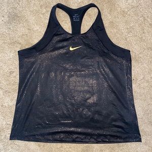 Black and Gold Nike Racerback